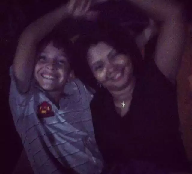 Tiago e a mae