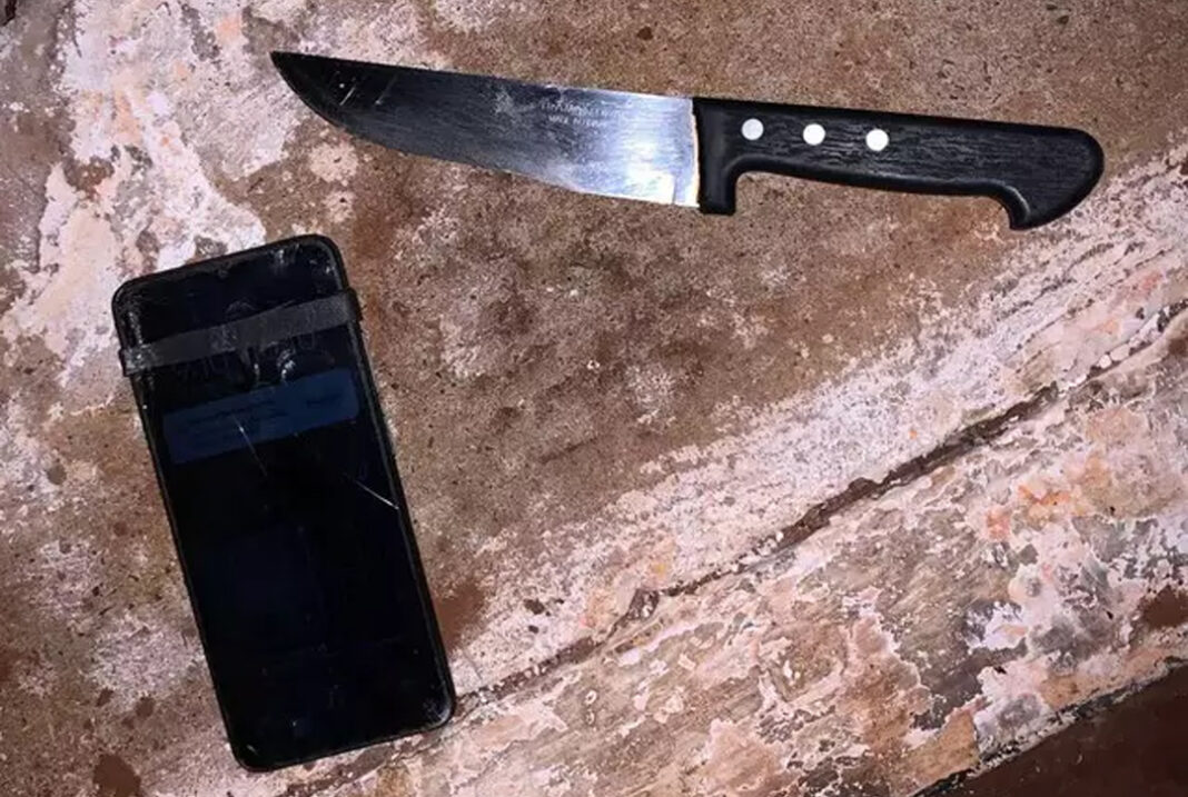 faca usada no feminicidio CG