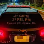 Mulher com ferimento na cabeça é socorrida pela Polícia Militar em Paraíso das Águas