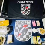 Força Tática apreende quase 2,5 quilos de drogas e prende mulher por tráfico no Centro de Chapadão do Sul