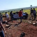 Grave acidente entre Paraíso e Pouso Alto deixou duas pessoas feridas