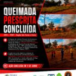 Brigada de Incêndio de Alcinopolis concluiu Queima Prescrita — Manejo Integrado do Fogo (MIF)