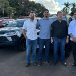 Chapadão do Sul recebe três novas viaturas para reforçar a segurança pública