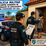 Polícia Militar cumpre mandado de internação de adolescente em Chapadão do Sul