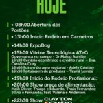 32ª Exposul segue nesta quinta-feira com rodeio, palestras, rodeio em carneiros e show nacional de Clayton & Romário