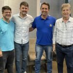 Prefeitos de Chapadão do Sul, Cassilândia e Aparecida do Taboado discutem integração regional em encontro com presidente da Assomasul