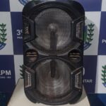 Som alto em confraternização termina com equipamento apreendido pela PM em Paraíso das Águas