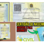 Certidões de nascimento casamento, óbito agora podem ser emitidos por Internet sem precisar ir cartório