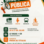 Educação de Chapadão do Sul abre inscrição para chamada pública