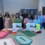 Grupo Mãos de Fada recebe máquinas de costura e insumos para fortalecer o artesanato em Paraíso das Águas