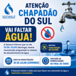 Atenção Sanesul informa: dia 20 vai faltar agua em 11 bairros de Chapadão do Sul