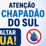 Conserto de rede pode afetar o abastecimento de água em diversos bairros de Chapadão do Sul