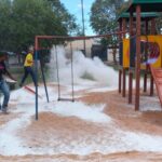Prefeitura de Chapadão do Sul intensifica manutenção e reforça higienização dos playgrounds para garantir mais segurança às crianças