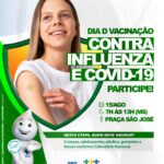 Prefeitura de Cassilândia promove vacinação contra Influenza e Covid-19 na Praça São José