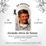 Nota de Falecimento de Jorande Alves de Souza