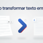 Como transformar texto em PDF?
