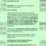 Em ‘comunicado’, facção nega participação em execução de homem e enteada de três anos em Cassilândia