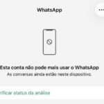 Usuários do WhatsApp relatam conta bloqueada pela plataforma