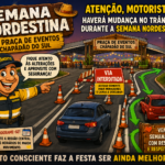DEMUTRAN orienta motoristas sobre alterações no trânsito durante a Semana Nordestina em Chapadão do Sul