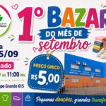 hoje Bazar do Centro Socioeducativo Nossa Senhora das Graças