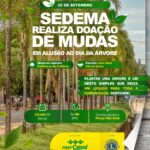 SEDEMA realizará doação de cerca de 50 mudas em ação alusiva ao Dia da Árvore