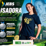 Isadora Garcia faz história nos JEBS e conquista duas medalhas de prata para Mato Grosso do Sul