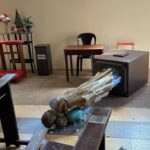 Igreja São José, em Cassilândia, é alvo de vandalismo e imagem do padroeiro é destruída