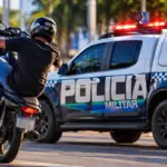 Motociclista de 21 anos é preso após fuga em alta velocidade e manobras perigosas em Chapadão do Sul