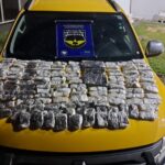 Droga avaliada em R$ 1,148 milhão foi apreendida pela Polícia Militar Rodoviária de Chapadão do Sul