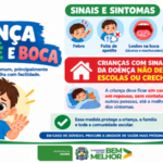 Saúde alerta para doença mão-pé-boca em crianças e reforça cuidados para evitar transmissão em Chapadão do Sul