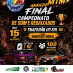 Chapadão do Sul recebe grande final do Campeonato de Som Automotivo e Carros Rebaixados no dia 15 de novembro