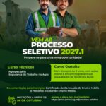 SENAR/MS abre processo seletivo para cursos técnicos gratuitos em Chapadão do Sul