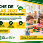Secretaria de Educação abre inscrições para a Creche de Férias 2027 em Chapadão do Sul
