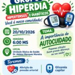 Grupo Hiperdia promove encontro sobre a importância do autocuidado em Cassilândia