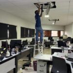 Manutenção no sistema de climatização do Paço Municipal é realizada na tarde desta sexta-feira (2)