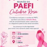 PAEFI realiza reunião com tema Outubro Rosa nesta sexta-feira em Cassilândia