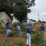 Ventania causa estragos em Alcinópolis, destelha residências e deixa parte da cidade sem energia